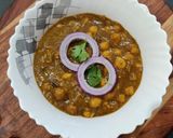 A picture of step 12 of PALAK CHOLE...