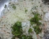 A picture of step 1 of Crispy Cabbage Fritters.