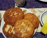 Töltött lángos gazdagon recept fázis 6 fotója
