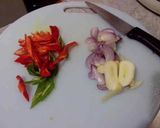 Foto langkah ke 2 dari resep Tumis Pepaya Muda.