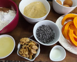 Foto del paso 1 de la receta: Pastel de calabaza con nueces y chocolate