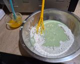Foto langkah ke 2 dari resep Kue Cubit Matcha.