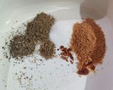 A picture of step 1 of Breakfast Sausage.