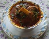 A picture of step 9 of Nagpur special famous dish spicy homemade saoji masala mutton.