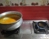 A picture of step 7 of Puri bhaji.
