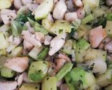 Spagetti fészek cukkinis répás csirke raguval🤗! recept fázis 4 fotója