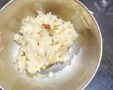A picture of step 3 of Fireless Coconut Stuffed Burfi.