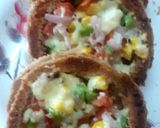 A picture of step 5 of Disc bread pizza.