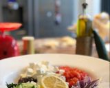A picture of step 2 of Greek Salad.