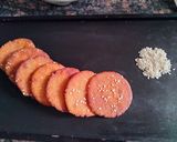 A picture of step 5 of Ariselu -A traditional sweet from Andhra Pradesh.