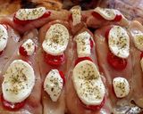 Paradicsomos, mozzarellás csirkemell recept fázis 4 fotója