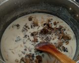 Foto del paso 5 de la receta: Relleno de champiñones, cebolla caramelizada y queso azul