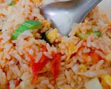 Hình bước làm 1 của món Cơm trộn chua