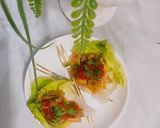 Hình bước làm 4 của món Tacos xà lách nấm đậu (chay)