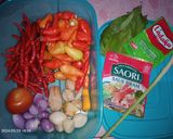 Foto langkah ke 2 dari resep Sambel Cumi Asin pedas dower.