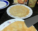 Foto del paso 2 de la receta: Tortita crepe de aguacate y jamón serrano