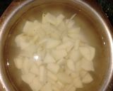 A picture of step 1 of Aloo chaat.