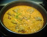 Foto del paso 12 de la receta Arroz caldoso con pollo y alcachofas