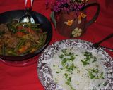 A picture of step 17 of Green bean stew with beef.