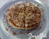 A picture of step 5 of Za'atar loaded Cheese Pizza.