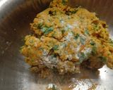 A picture of step 1 of Fresh methi thepla.