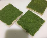 A picture of step 2 of Green Sandwich.