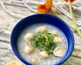 Hình bước làm 5 của món Cháo Nấm Rơm