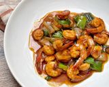 Foto langkah ke 6 dari resep Udang Saus Mentega.
