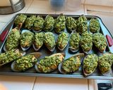 A picture of step 6 of Baked Mussels.