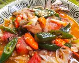 Foto langkah ke 8 dari resep Tumis tauco ikan bawal ala Oma Lani.