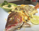 Foto del paso 4 de la receta: Pescado deshuesado Relleno de Camarón al Termidor