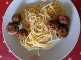 Albóndigas de carne y espaguetis