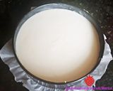 Foto del paso 3 de la receta Tarta de natillas de coco con baño de chocolate