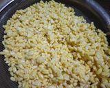 A picture of step 1 of Mungdal Khandvi roll.