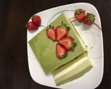 Hình bước làm 10 của món Bánh mousse Matcha trà xanh..