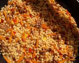 A picture of step 5 of Pearl Couscous (Plomb) Stir fry.