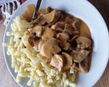Gombapaprikás recept fázis 2 fotója