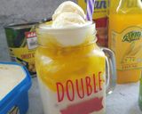 Gambar langkah 3 resipi Air jagung berkrim 3layer #minuman(minggu ke 2).