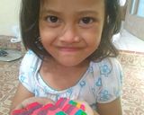 A picture of step 5 of Lidah Kucing Pelangi (Rainbow Cat's Tongue Cookies).