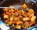 હૈદરાબાદી વેજીટેબલ દમ બિરીયાની (Hyderabadi Vegetable Dum Biryani recipe in Gujarati) રેસીપી સ્ટેપ6ફોટો