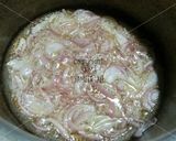 A picture of step 1 of Dehli style mutton qorma.