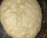 A picture of step 4 of Banofee pancake.