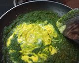 A picture of step 3 of Spinach pasta.