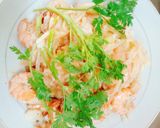 Hình bước làm 2 của món Củ sắn xào tép