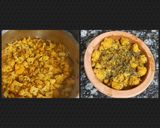 A picture of step 2 of Kadai cauliflower.