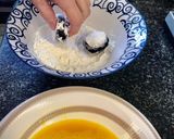 Foto del paso 4 de la receta Berenjenas rebozadas rellenas de sobrasada