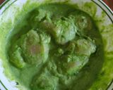 A picture of step 3 of Hariyali murgh kebab.