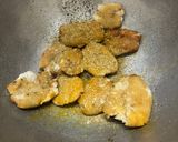A picture of step 3 of Arbi fry.
