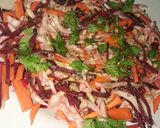 A picture of step 3 of Beet root salad.