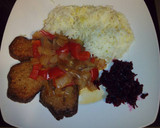 Foto del paso 3 de la receta: Seitan con cebolla y pimiento